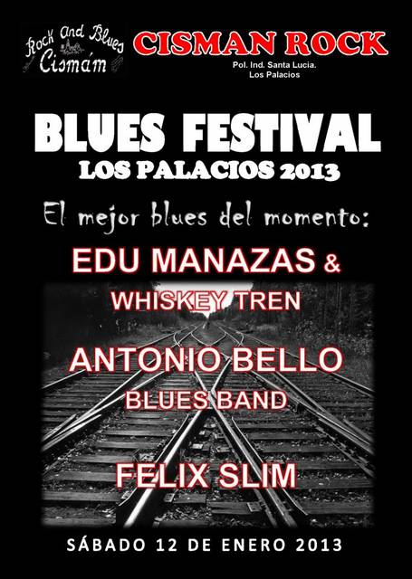Cartel Festival Blues Los Palacios 2013