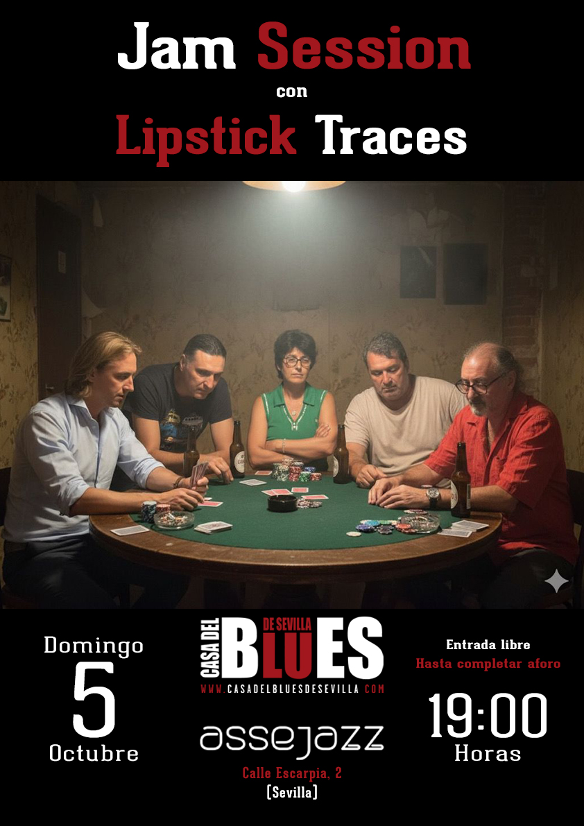 5 septiembre 2025 - Jam Session con Lipstick Traces
