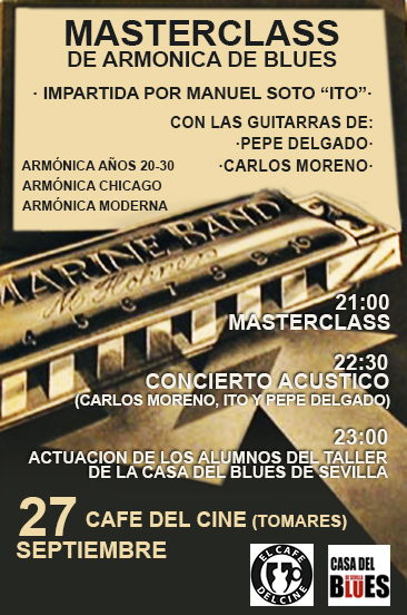 Cartel Masterclass Ito Concierto Acústico y Actuacion Alumnos 27-09-13