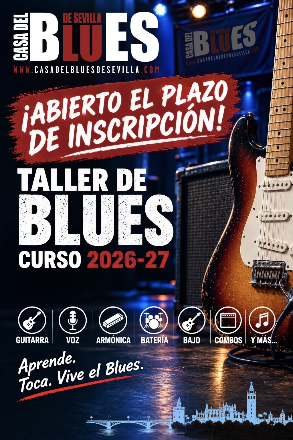 Inscripción al Taller de Blues 2026-27